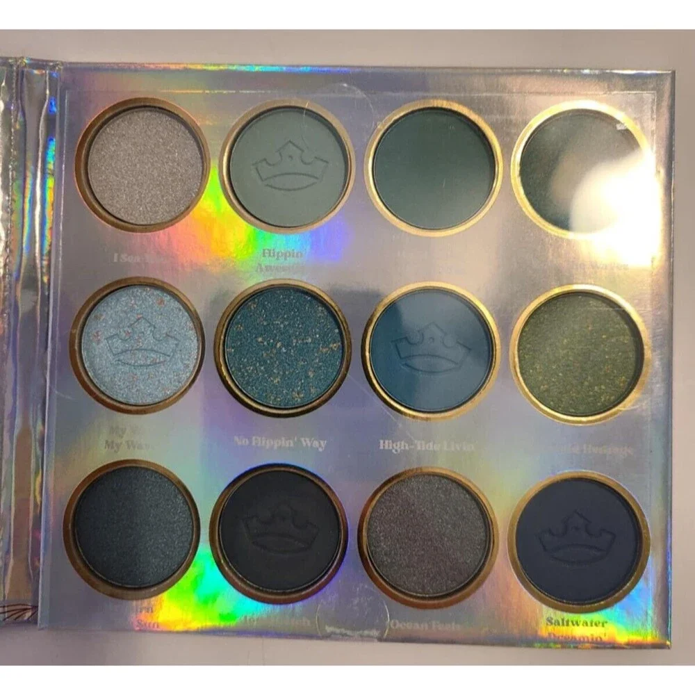 Disney Princess Ariel Mermaid Eye Shimmer 12-color Eyeshadow Palette Makeup NEW